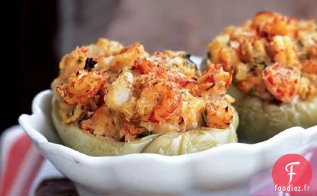 Mirlitons Farcis aux Écrevisses