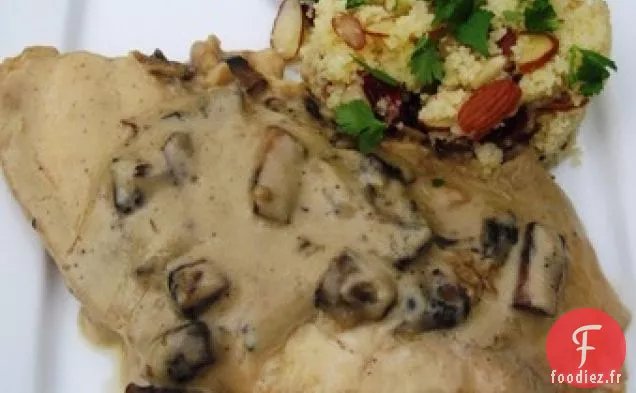 Tilapia à la Sauce aux Champignons (Tilapia en Salsa de Champiñones)