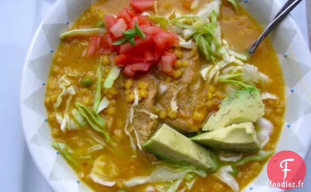 Cuchuco de Cebada (Soupe Colombienne à l'Orge et au Porc)