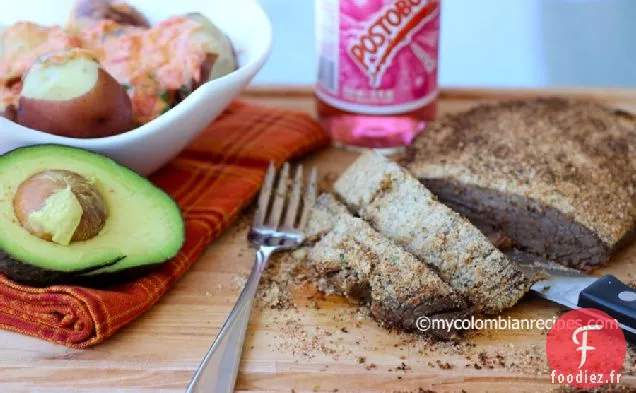 Sobrebarriga al Horno (Steak de Flanc Cuit à la Colombienne)