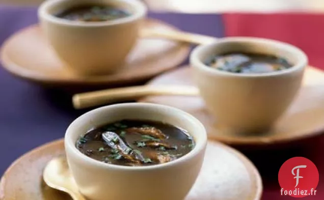 Soupe Aux Champignons Au Xérès