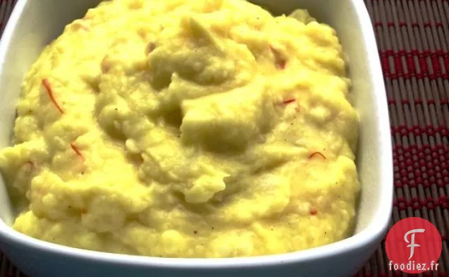 Purée de Pommes de Terre au Safran et à l'Ail