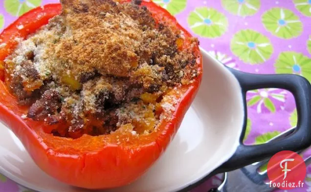 Pimentones Rellenos (Poivrons Farcis à la Colombienne)