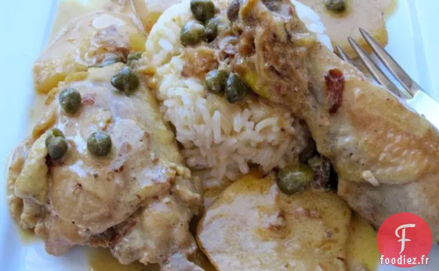 Fricase de Poulet (Fricassé de Pollo)