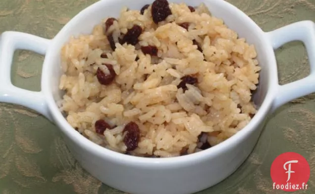 Riz à la Noix de Coco et Raisins Secs (Arroz con Coco y Pasas)