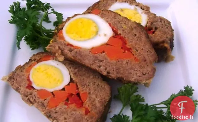 Pain de Viande Farci à la Colombienne (Albondigón Colombiano)