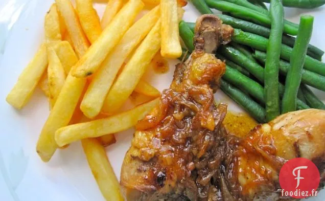 Pollo Encebollado (Poulet à la Sauce à l'Oignon)