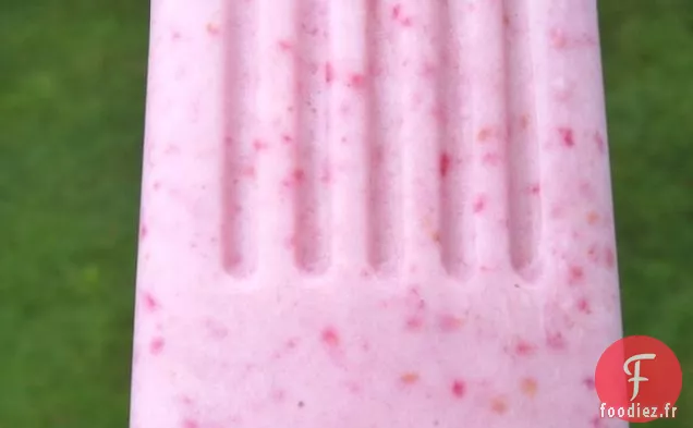 Paletas de Fresa - Frambuesa (Sucettes Glacées Fraise-Framboise)