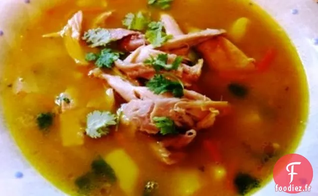 Soupe aux Pois Cassés et au Poulet