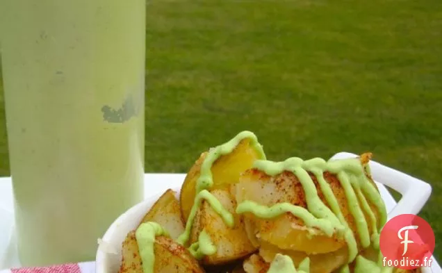 Papas con Salsa de Aguacate (Pommes de Terre à la Sauce à l'Avocat)