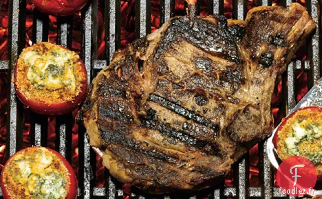 Steaks d'Entrecôte Grillés avec Os