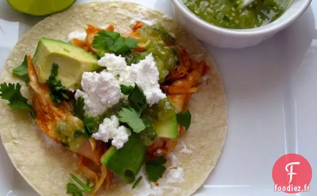 Tacos au poulet (Tacos de Pollo)