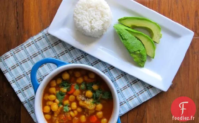 Garbanzos con Paticas de Cerdo (Ragoût de Pois Chiches aux Pieds de Porc)
