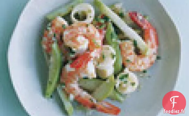 Xuxu et Crevettes au Chili et Citron