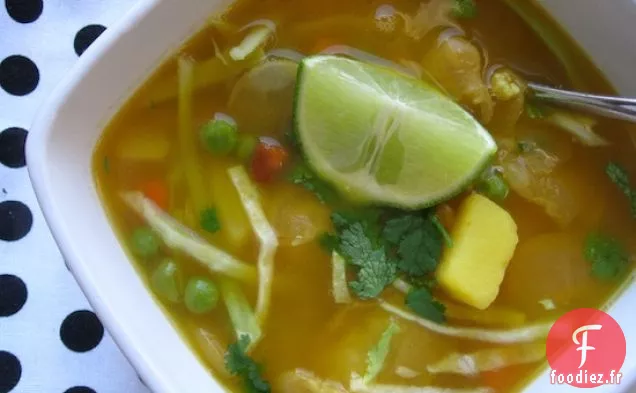 Cuchuco de Trigo (Soupe Colombienne au Blé et au Porc)