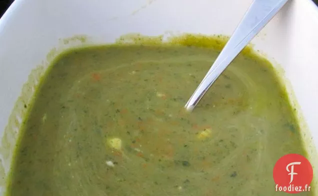 Soupe aux Épinards, Pommes de Terre, Aneth et Carottes