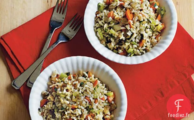 Pilaf de Riz Brun aux Herbes