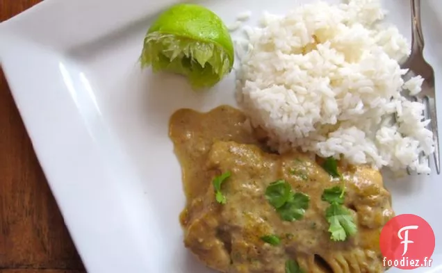 Bacalao con Salsa de Coco y Choclo (Morue à la Sauce Coco-Maïs)