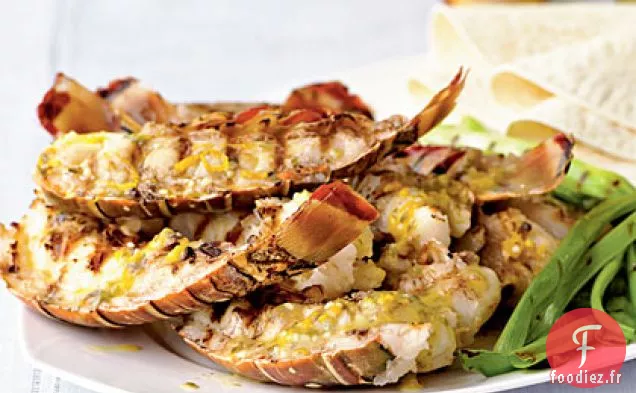Queues de Langouste Grillées à la Baja