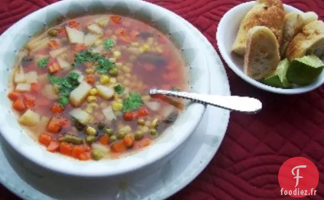 SOUPE AUX LÉGUMES (SOPA DE VERDURAS)