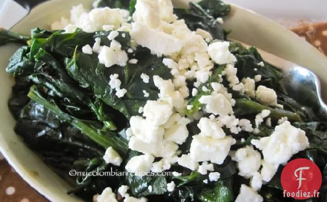 Espinacas Guisadas (Épinards Braisés Colombiens)