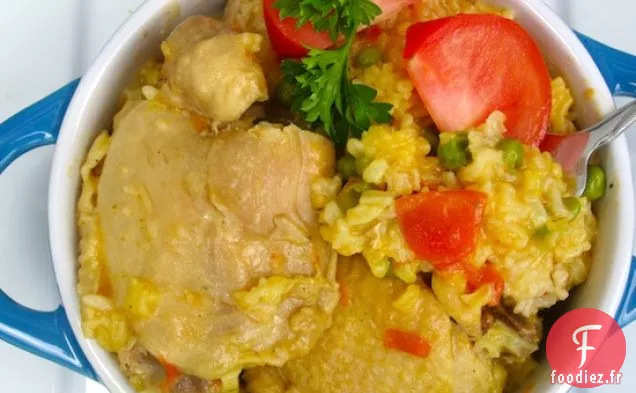 Arroz Tapado (Riz au Poulet et au Porc)