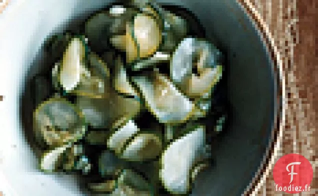 Concombres au Wasabi et au Vinaigre de Riz