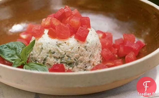 Crème de Courgettes aux Tomates et au Basilic