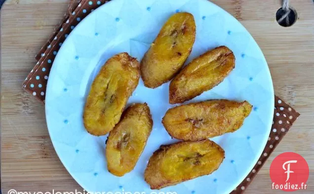 BANANE PLANTAIN SUCRÉE FRITE (TAJADAS DE PLATANO)