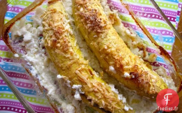 Platanos Asados con Coco (Plantains Cuits au Four à la Noix de Coco)