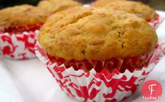 Muffins de Bananos Calados (Muffins aux Bananes Frites)