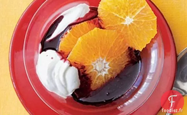 Oranges Épicées au Yogourt Grec