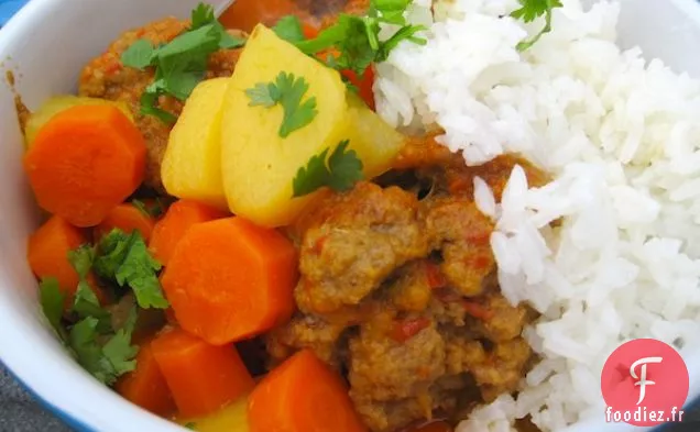 Estofado de Albóndigas (Ragoût de Boulettes de Viande à la Mijoteuse)