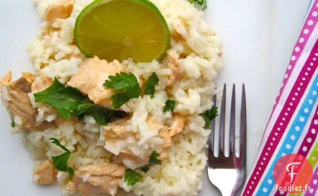 Arroz con Salmón (Riz Crémeux au Saumon)