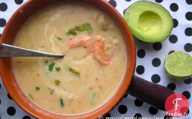 Crema de Camarones (Soupe Crémeuse aux Crevettes)