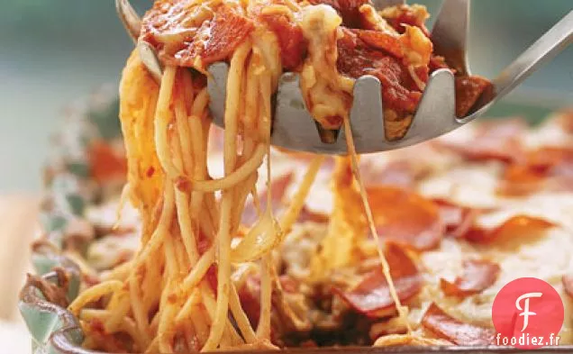 Casserole de Spaghettis à Pizza