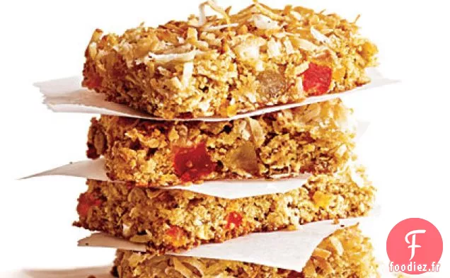 Barres Granola à la Noix De Coco Moelleuse