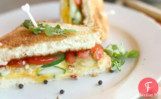 Sandwichs à la Tomate Et au Concombre