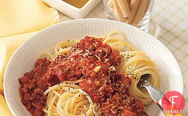 Spaghetti à la Sauce à la Viande