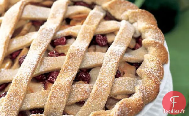 Tarte aux Pommes et aux Cerises Séchées