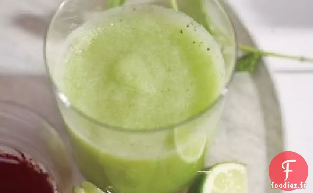 Smoothie Au Melon, À La Menthe Et Au Concombre