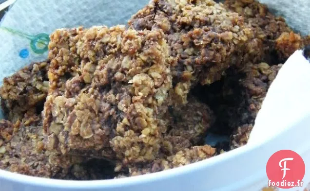 Flapjacks aux Bananes, Noix de Coco et Pépites de Chocolat et Château de Stirling