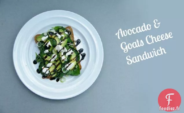 Sandwichs Crémeux à l'Avocat et au Fromage de Chèvre