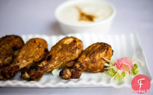 Poulet Tandoori Au Raita Au Concombre