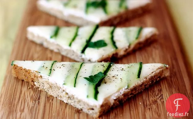 Sandwichs au Thé au Concombre