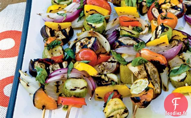 Brochettes de Légumes Grillées