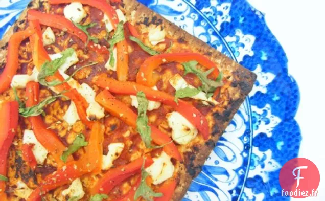 Régime 5: 2 - Pizza au poivre et à la Roquette (Roquette) = 269 calories