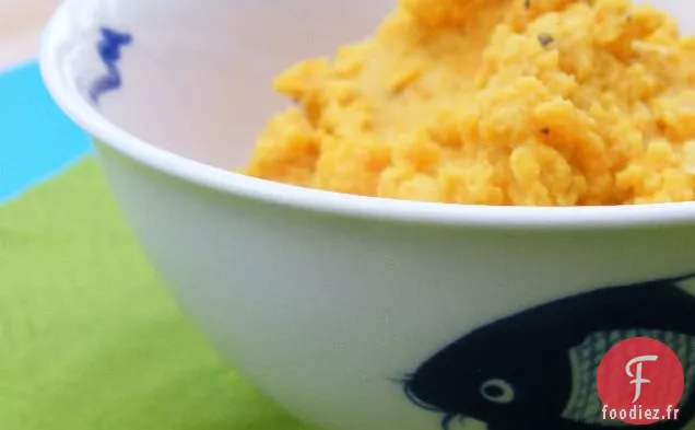 Trempette de Carottes Rôties et Houmous