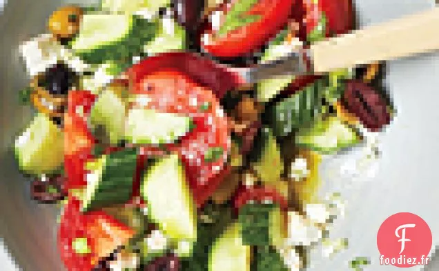 Salade de Concombre, Tomate et Feta