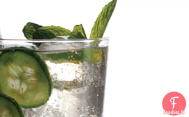 Soda Au Concombre, À La Menthe Et Au Basilic